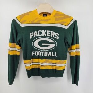 NFL Green Bay Packers Sweater Size Medium Knit Team Apparel Football‎
